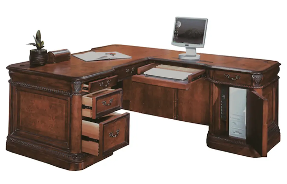 Napa Desk and Return-1