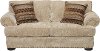 Casual Traditional Tan Loveseat - Adair