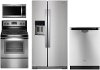 WHP-4-PC-ELESATKIT Whirlpool 4 Piece Kitchen Appliance Package with Electric Range - Stainless Steel