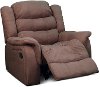 43 Chocolate Microfiber Rocker Recliner