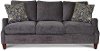 729550BURNISH-08SO 80 Gray Upholstered Sofa