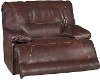 45 Dark Brown Leather-Match Power Recliner