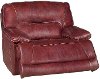 45 Burgundy Leather-Match Power Recliner