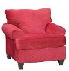 41 Red Upholstered Chair