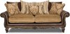 96 Bronze Upholstered Sofa