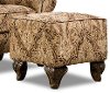 21 Pattern Upholstered Ottoman