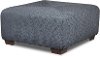 Carbon Upholstered Cocktail Ottoman