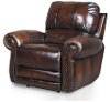 45 Brown Leather-Match Power Recliner