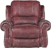 45 Burgundy Leather-Match Power Recliner