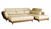 2PCSFU9159CHAMSEC Mars Champagne & Sand Upholstered 2-Piece Sectional