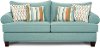 9210TURQUOISESO Tangerine 87 Turquoise Upholstered Sofa