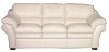 92 Taupe Leather Sofa