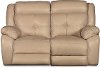 E771-1201135HPLV 77 Tan Leather-Match Power Glider Loveseat