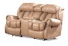75 Taupe Microfiber Rocker Reclining Loveseat