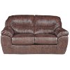 75 Brown Upholstered Loveseat