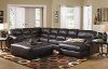 Brown Upholstered 3-Piece Sectional