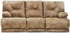 88 Brown Upholstered Triple Power Reclining Sofa
