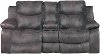77 Steel Gray Performance Fabric Reclining Loveseat