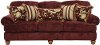 4347-03CLARETSO 96 Wine Upholstered Sofa