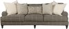 96 Mica Gray Upholstered Sofa