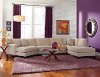 3PC415OYSTEROPT1 Pisces Oyster Upholstered 3-Piece Sectional