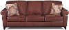 86 Brown Leather Sofa