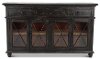 IFD974CONSCONSOLE Vintage Brown 4-Door Console