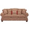 94 Patterned Upholstered Sofa