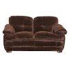 69 Chocolate Microfiber Loveseat