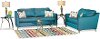 7-Piece Blue Upholstered Room Group