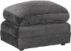 BOSTONCHARCOALOT Boston Charcoal Upholstered Ottoman