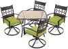 5 Piece Diamond Head Dining Set
