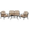 World Source 4-Piece Deep Seating Patio Set