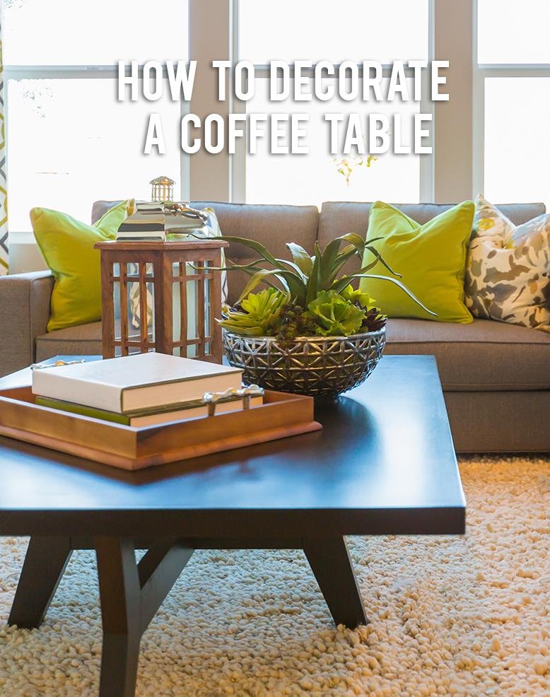 decorate coffee table