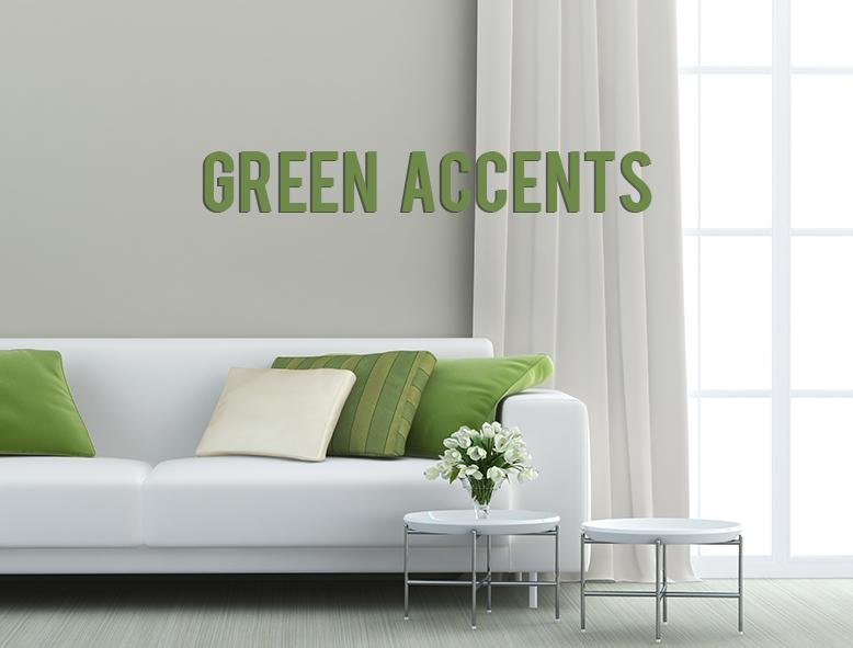green accents