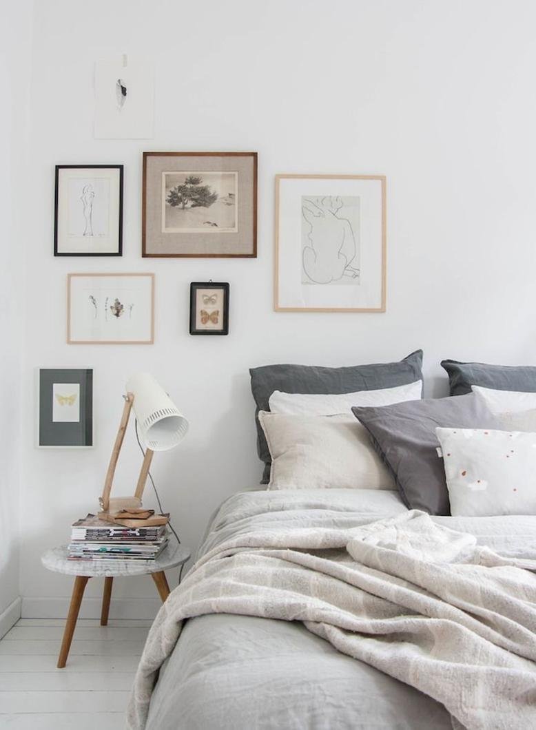 gray bedroom