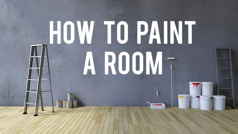 how to paint a room