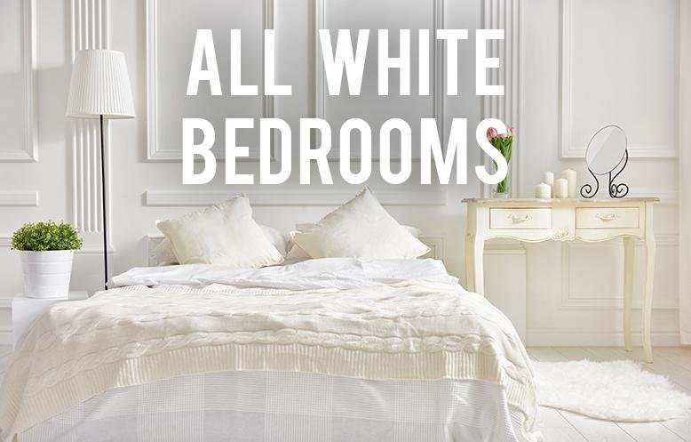 All White Bedrooms Rc Willey Blog