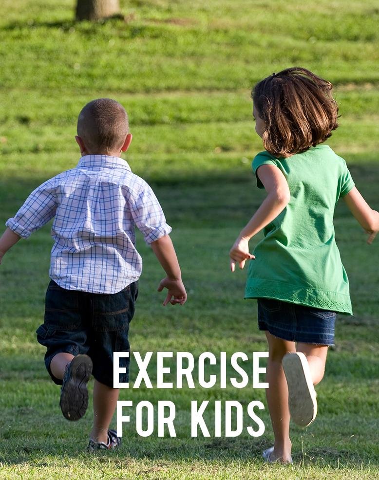 kids exercising