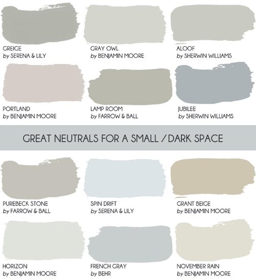 best gray paint color for dark room