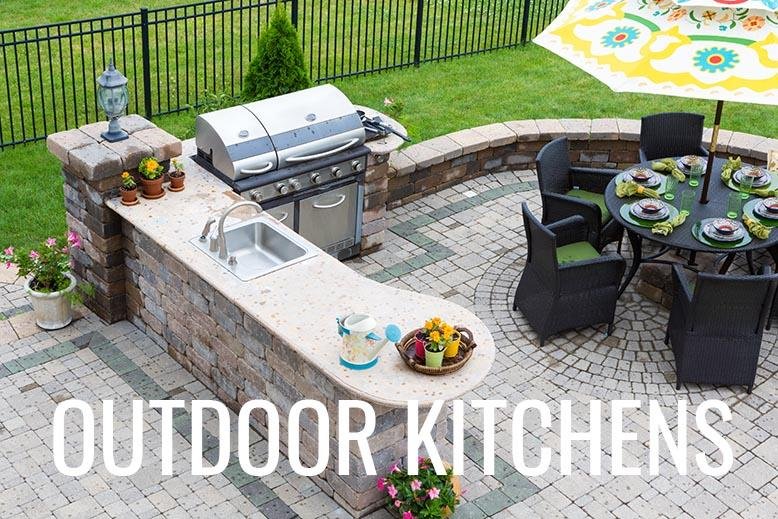 outdoor kitchen