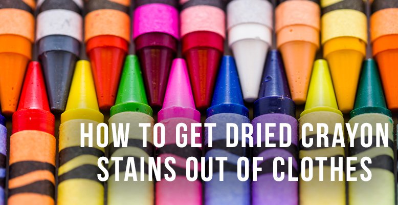 How To Get Crayon Stains Off Clothes