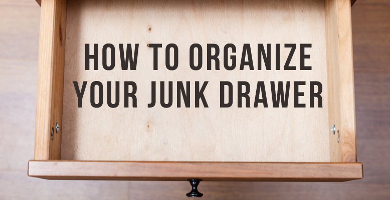 DIY Junk Drawer Organizer