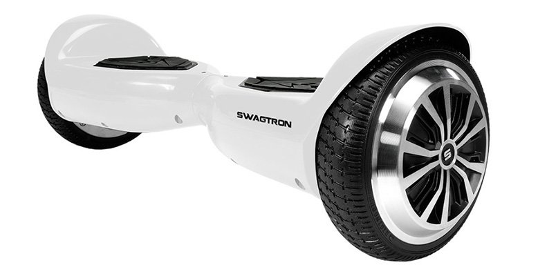 White Swagtron T5 Hoverboard