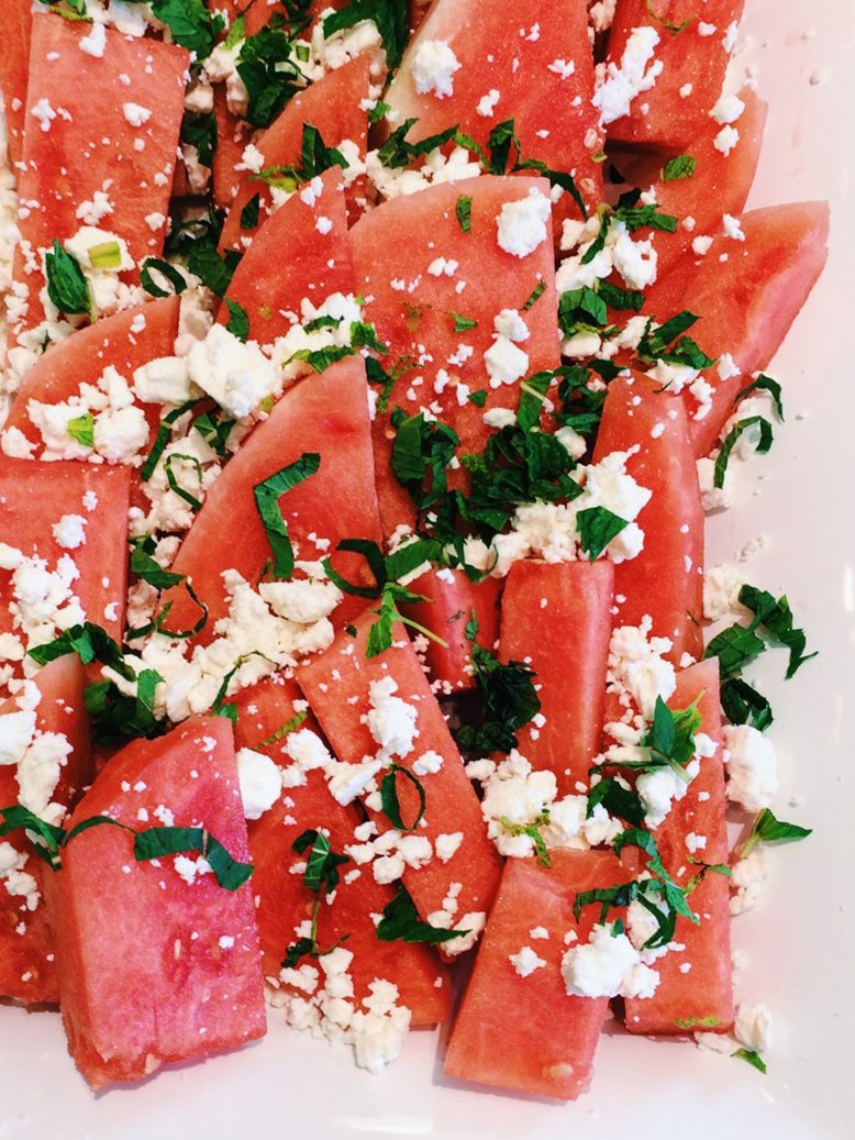 watermelon feta