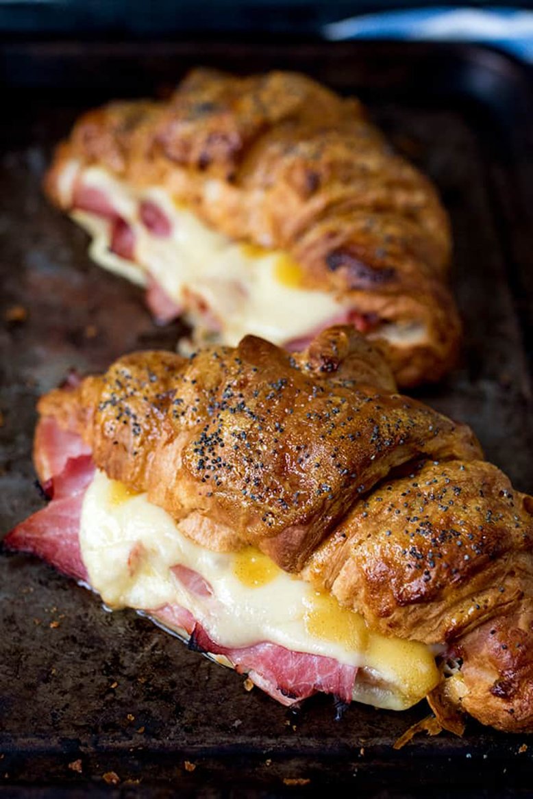 croissant sandwiches