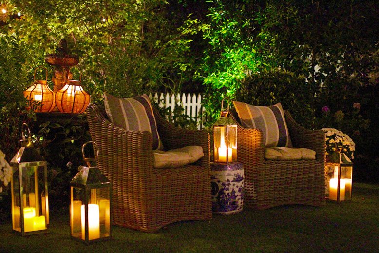 outdoor patio table lights