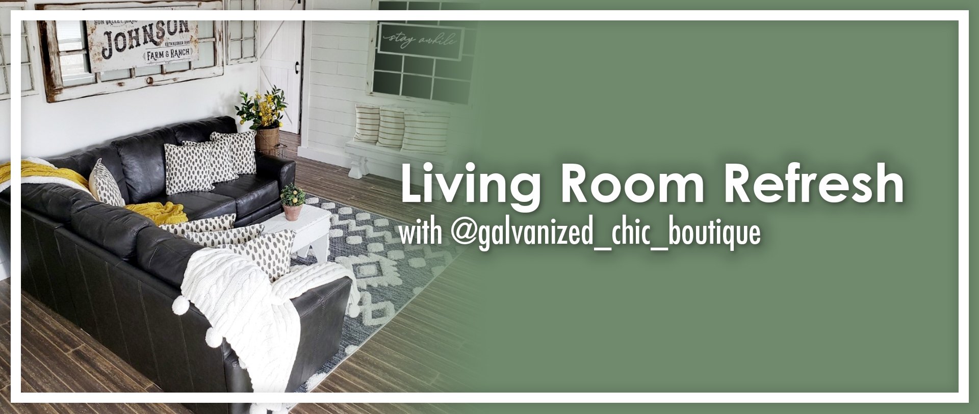 Living Room Refresh With @galvanized_chic_boutique