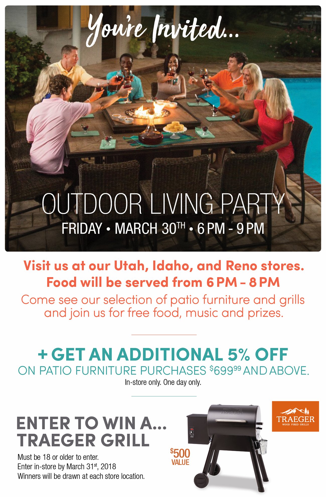 Expired Email Hi You Re Invited To A Patio Party Friday March Outdoor Living Party