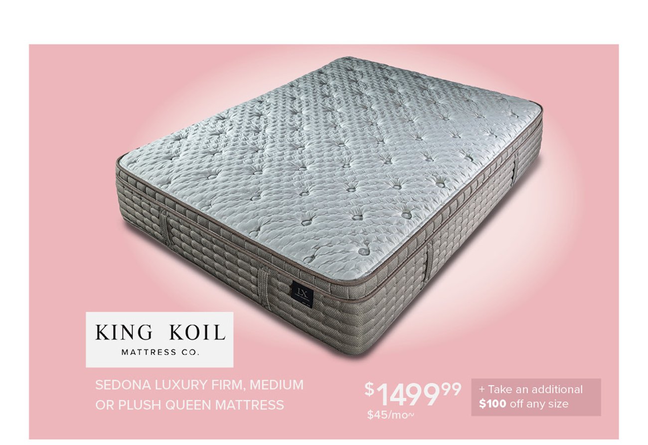 King-koil-plush-queen-mattress